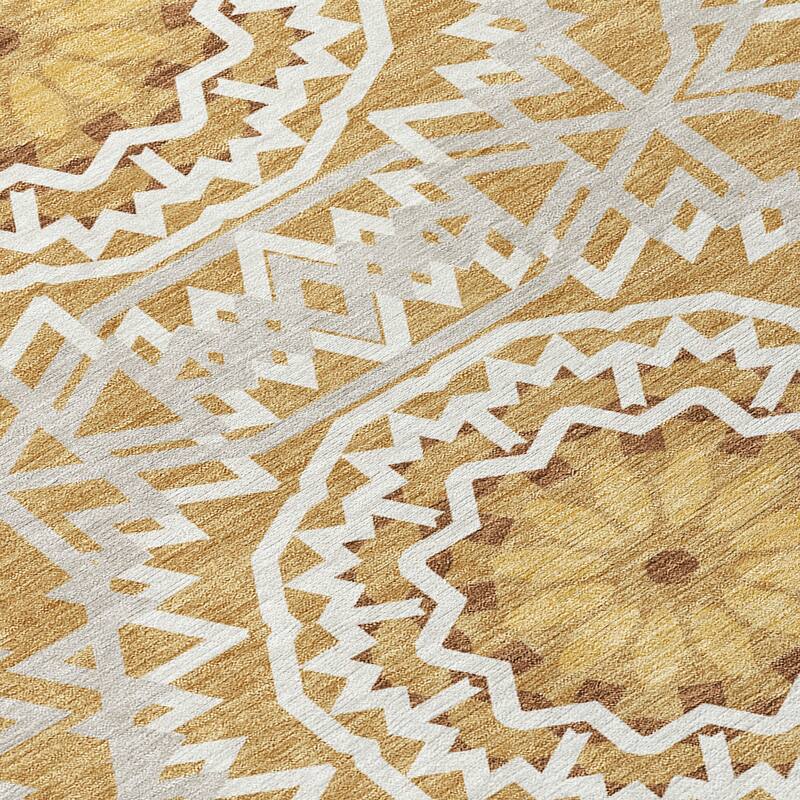 Machine Washable Indoor/ Outdoor Chantille Moroccan Boho Rug