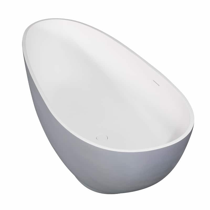 Kingston Brass VRTOV683321WG Arcticstone 67" Free Standing Solid