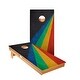 preview thumbnail 1 of 3, Angled Stripes Cornhole Boards NO Bags - Add Board Lights