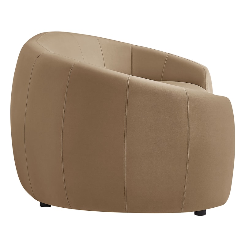 Contessa Curved Performance Velvet Sofa
