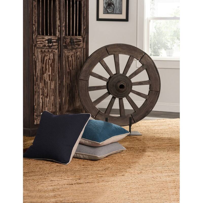 Zandra Soumak Handspun Jute Rug by Kosas Home - 2' x 3' - Natural