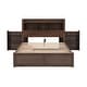 preview thumbnail 9 of 10, Full Platform Bed with Storage Headboard & Charging Station, Wooden Bed Frame with Pull Out Shelves, Twin Trundle, Drawers