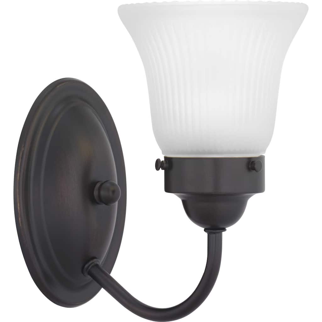 Progress Lighting Single Light 8" Tall Bathroom Sconce