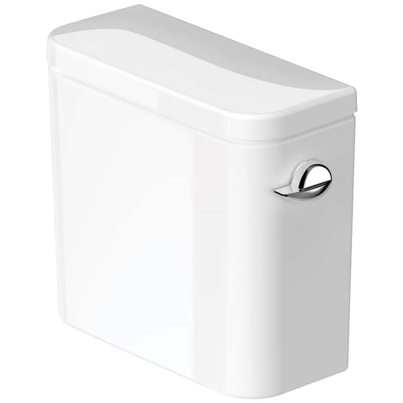 Duravit DuraStyle Basic 1.28 GPF Toilet Tank Only - Right Hand Lever - White