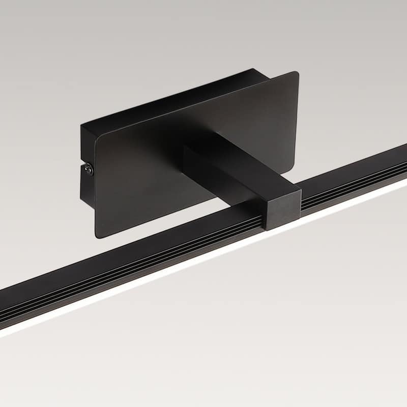 Modern Ribbed Bathroom Slim Vanity Light