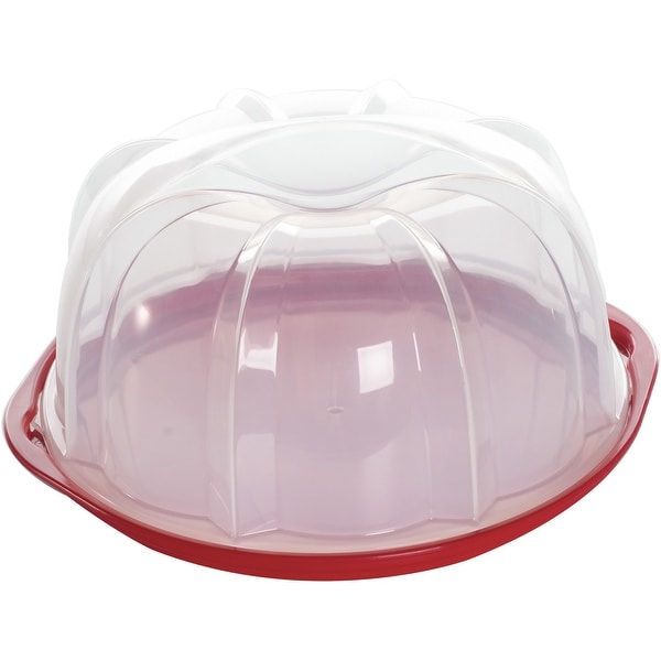 Nordic Ware 50022 Translucent Bundt Cake Keeper, Assorted Colors