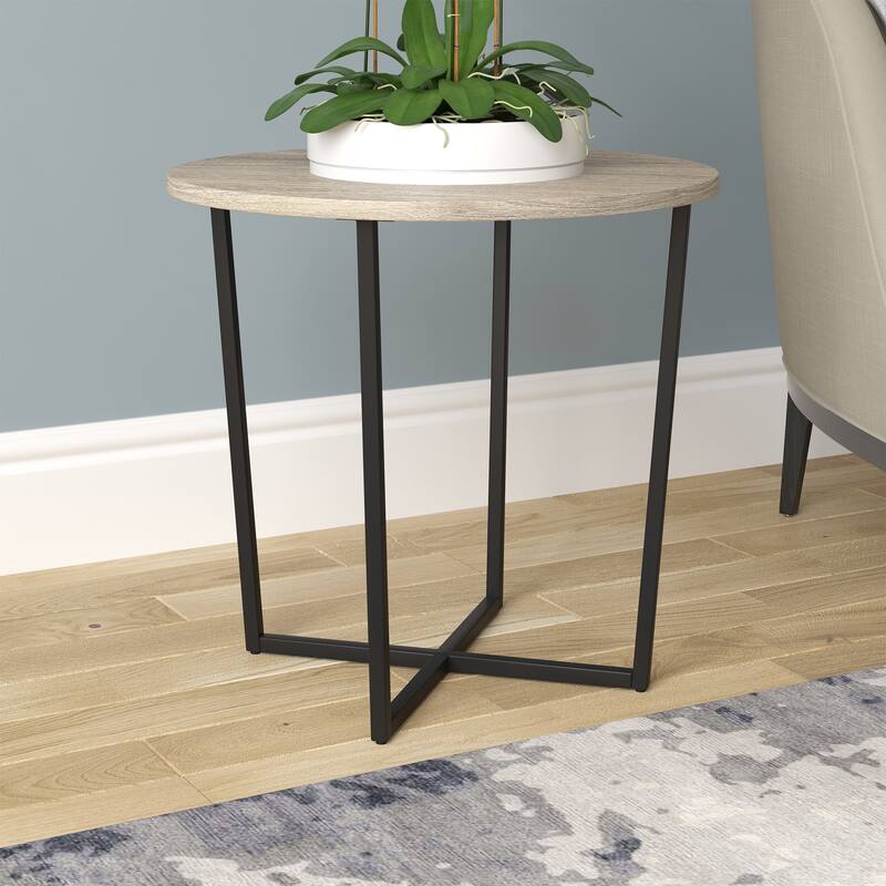 Pivetta 22" Wide Round Side Table