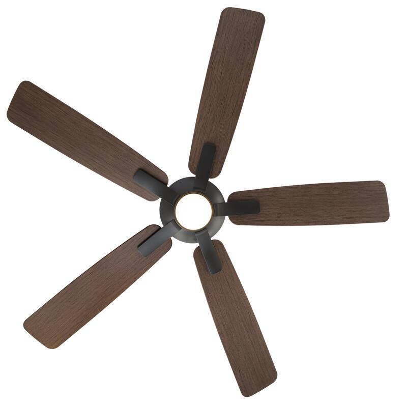 Mykonos Indoor and Outdoor 5-Blade Smart Ceiling Fan 60in with 3000K LED Light Kit and Remote Control