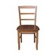 preview thumbnail 15 of 128, International Concepts Solid Wood Madrid Ladderback Chairs, Set of 2 - N/A