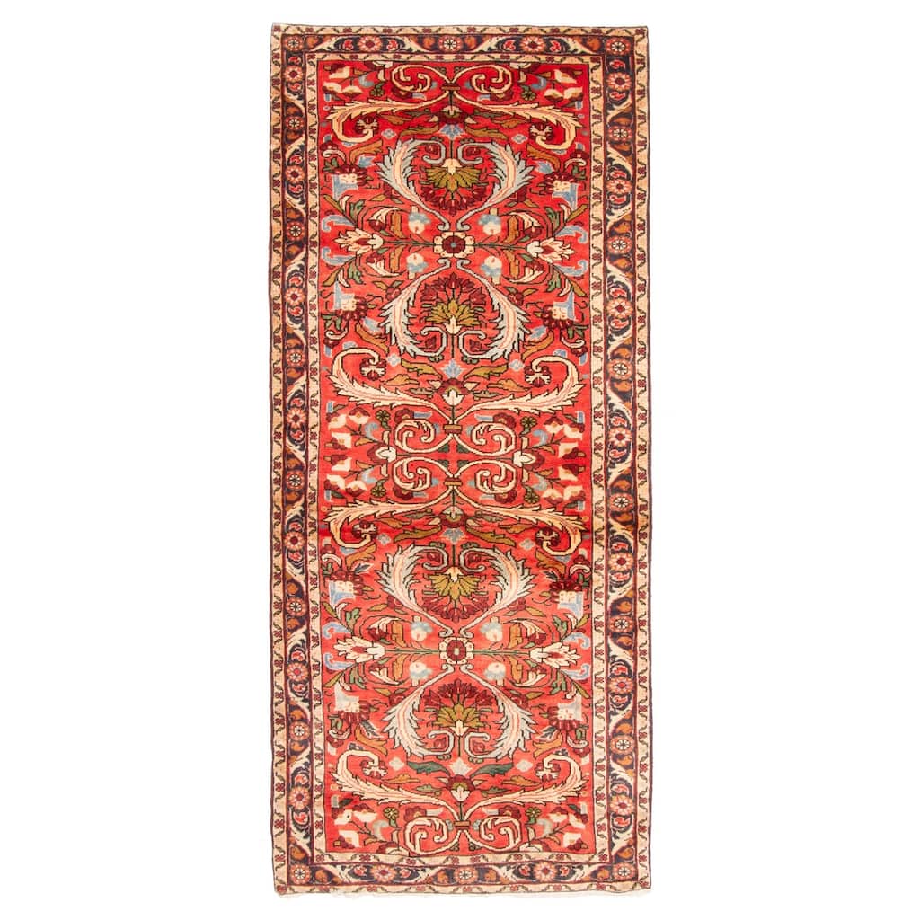 ECARPETGALLERY Hand-knotted Anadol Red Wool Rug - 2'8 x 6'3
