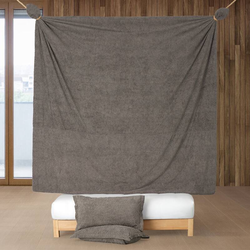 My Childhood Teddy Bear - Coma Inducer® Oversized Comforter Set - Dark Brown