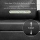 preview thumbnail 41 of 42, AECOJOY 79" Faux Leather Couch for Living Room, Loveseat Small Sofa, Indoor Modern Sofa for Apartment Office