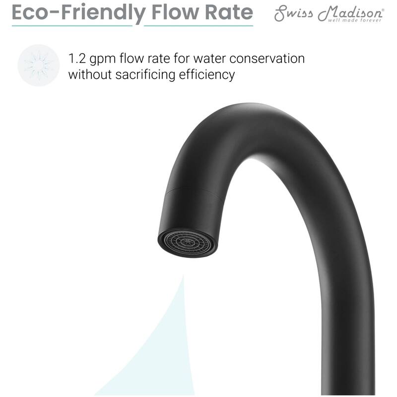 Swiss Madison SM-BF63 Ivy 1.2 GPM Widespread Bathroom Faucet