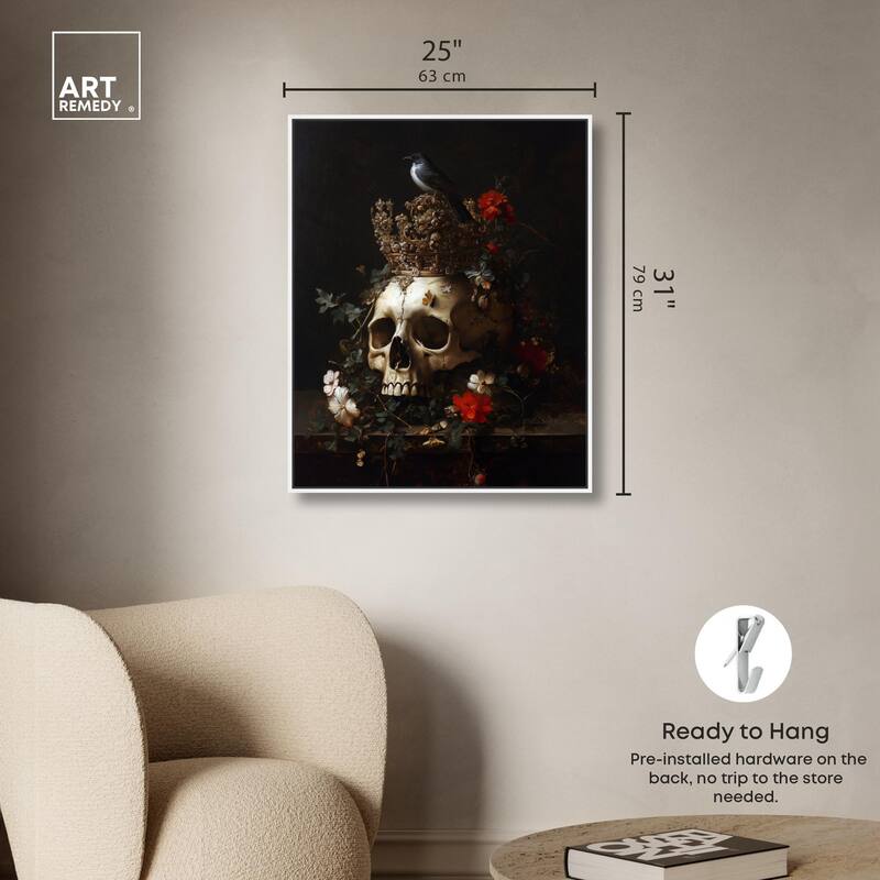 Skull's Legacy Canvas by Art Remedy