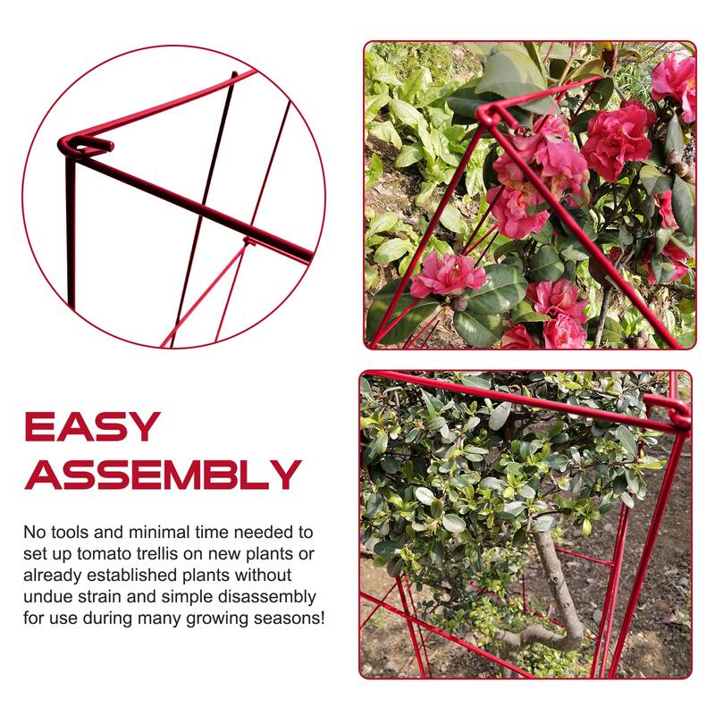 Foldable Cucumber Trellis, Outdoor Garden Trellis for Climbing Plants