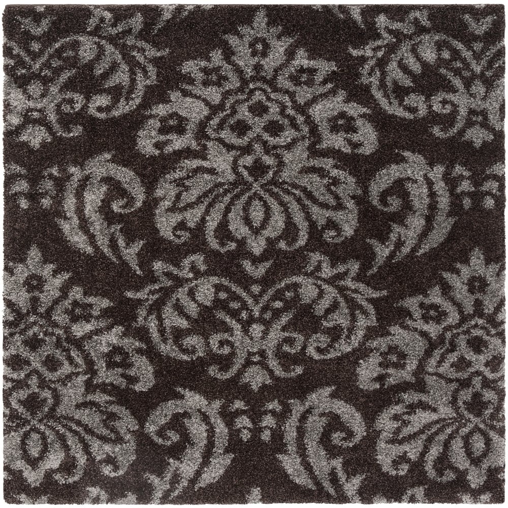 SAFAVIEH Florida Shag Aurkene Floral Damask 1.2-inch Thick Rug