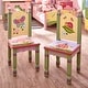 preview thumbnail 1 of 4, Fantasy Fields Magic Garden Chairs (Set of 2) Green/Pink