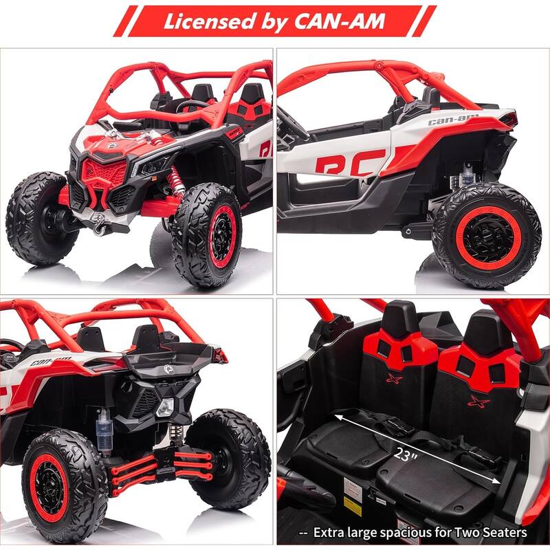 24V Batteries 2 Seats Ride on UTV with Remote Control for Kids