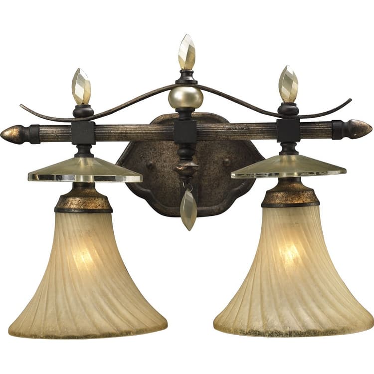 Quorum International 5089-2 Alpine 2 Light 14" Wide Vanity Light