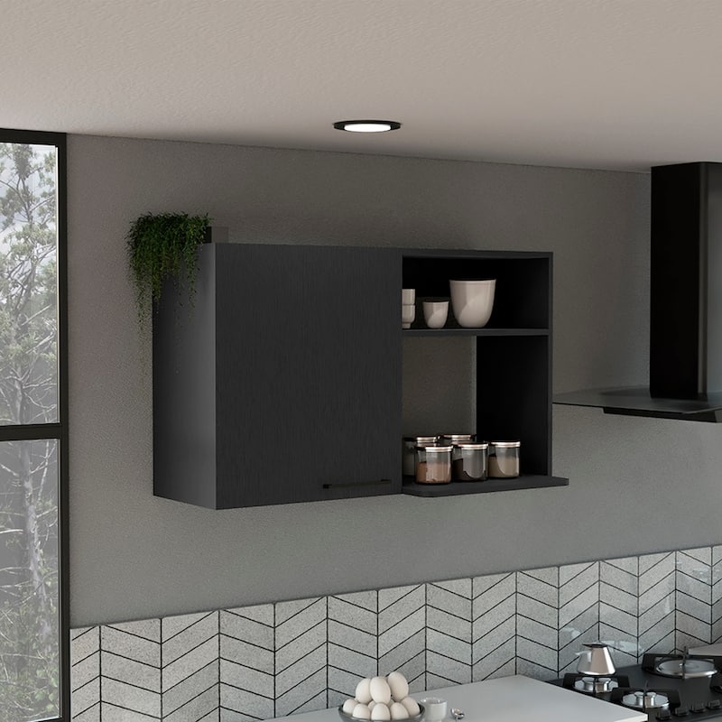 Kitchen Wall Cabinet, Two Shelves