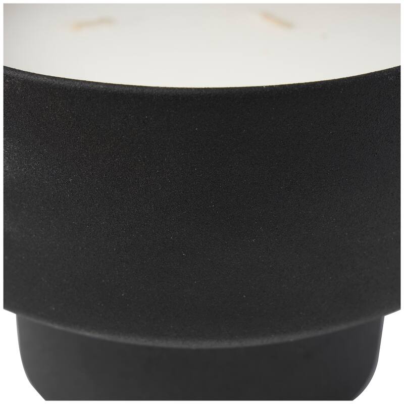 Metal Scented Matte 50 oz 3 Wick Candle with White Wax