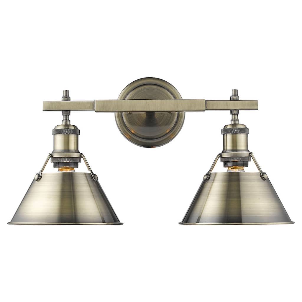 Golden Lighting Orwell 2 Light 18-1/4" Wide Bathroom Vanity Light in