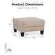 preview thumbnail 2 of 11, Furniture of America Xenia Modern Boucle Ottoman with Storage