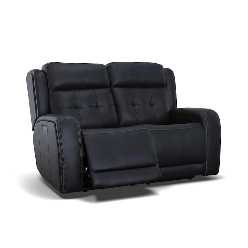 Grant 63" Premium Leather Reclining Loveseat by Flexsteel