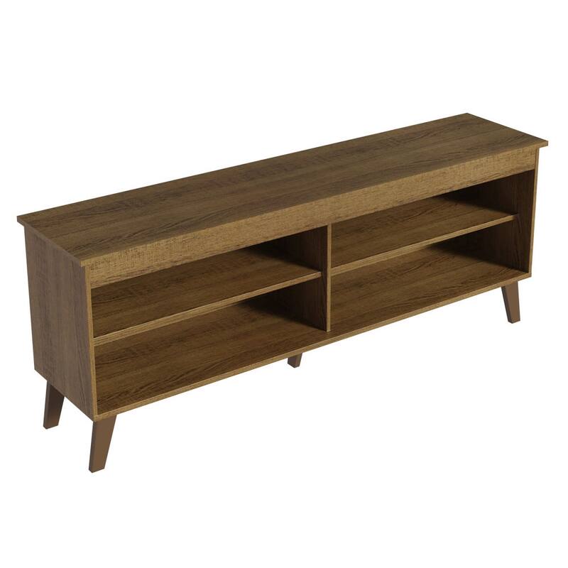 Madesa TV Stand Unit with 4 Shelves and Cable Management for 55, 65 Inch Media Modern Entertainment Center - 53 inches