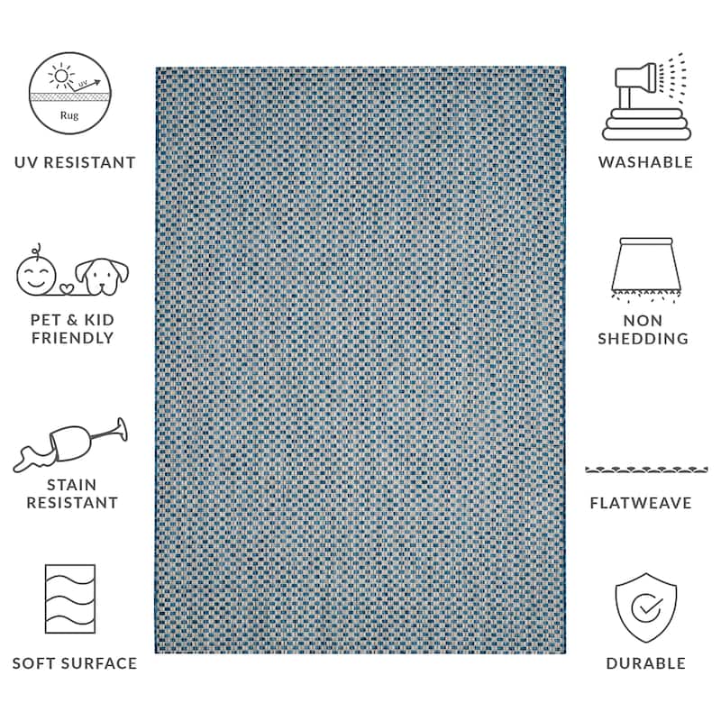 SAFAVIEH Courtyard Judi Indoor/ Outdoor Patio Backyard Rug