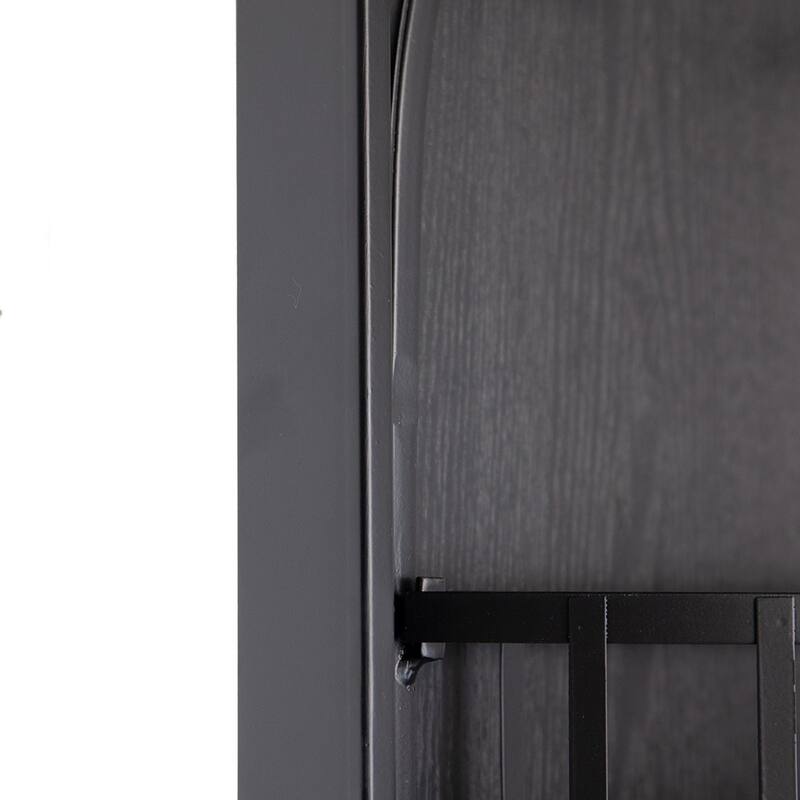 18" x 12" x78" Full Length Standing Mirror, 360° Swivel Floor Mirror for Bedroom Living Room Vanity Entryway - Black