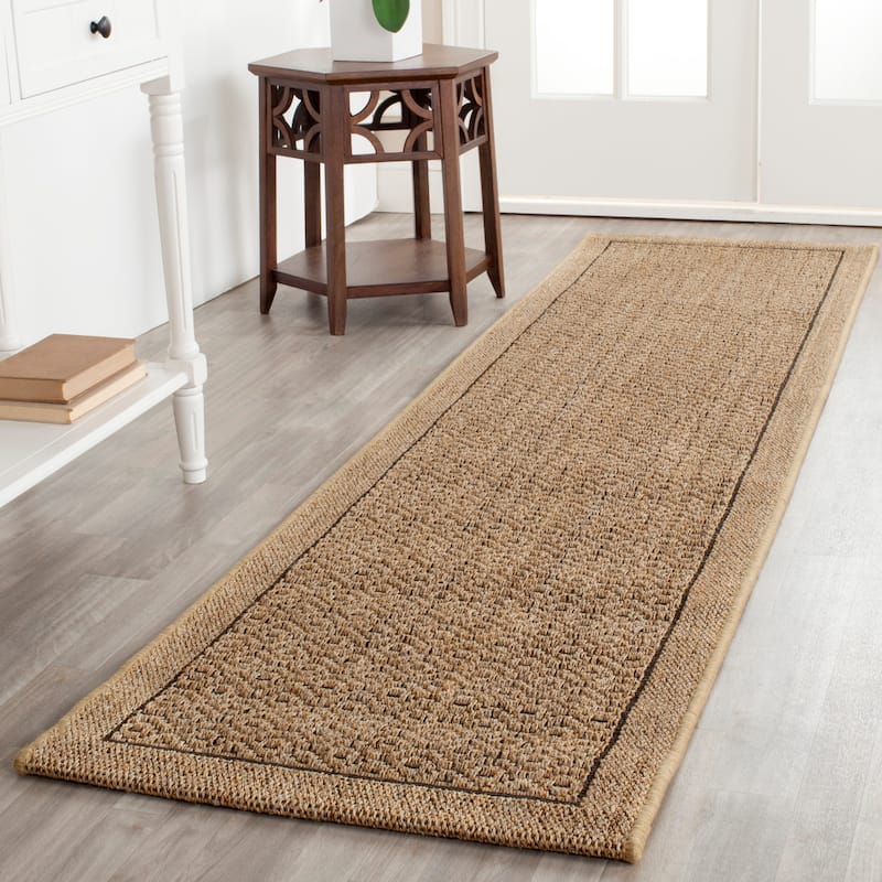 SAFAVIEH Palm Beach Bronagh Modern Sisal Rug - 2'3" x 10' Runner - Natural - Runner