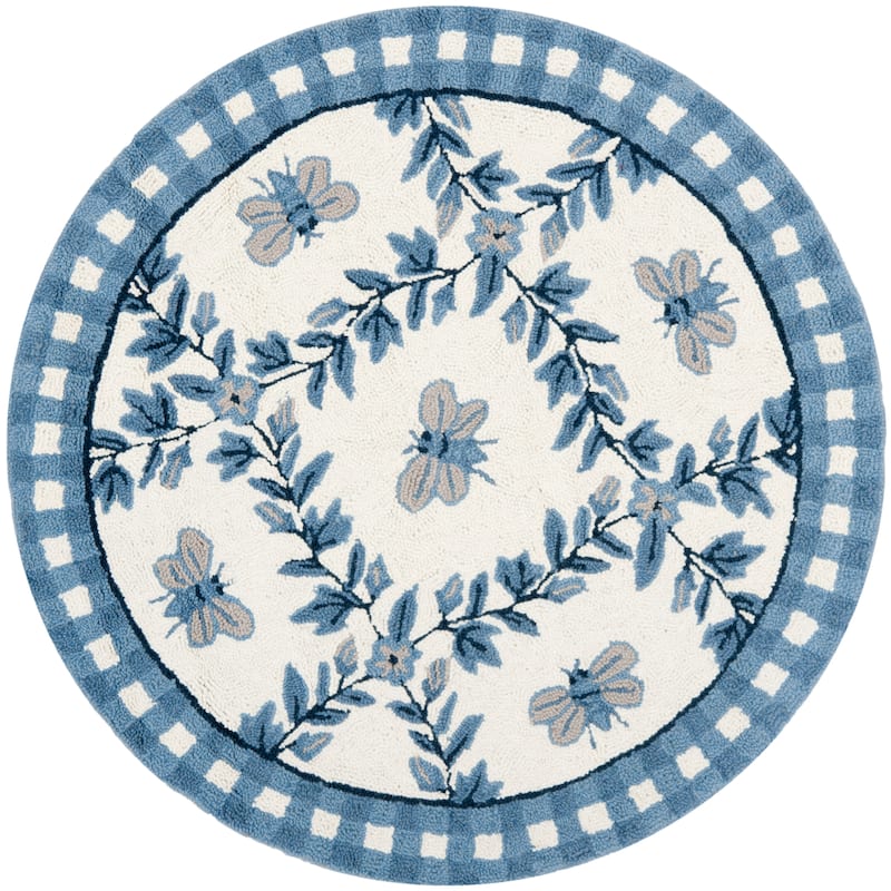 SAFAVIEH Handmade Chelsea Aubree French Country Trellis Wool Rug