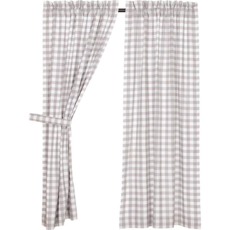 Annie Buffalo Check Short Panel Set - Short Panel 63x36 - Short Panel 63x36