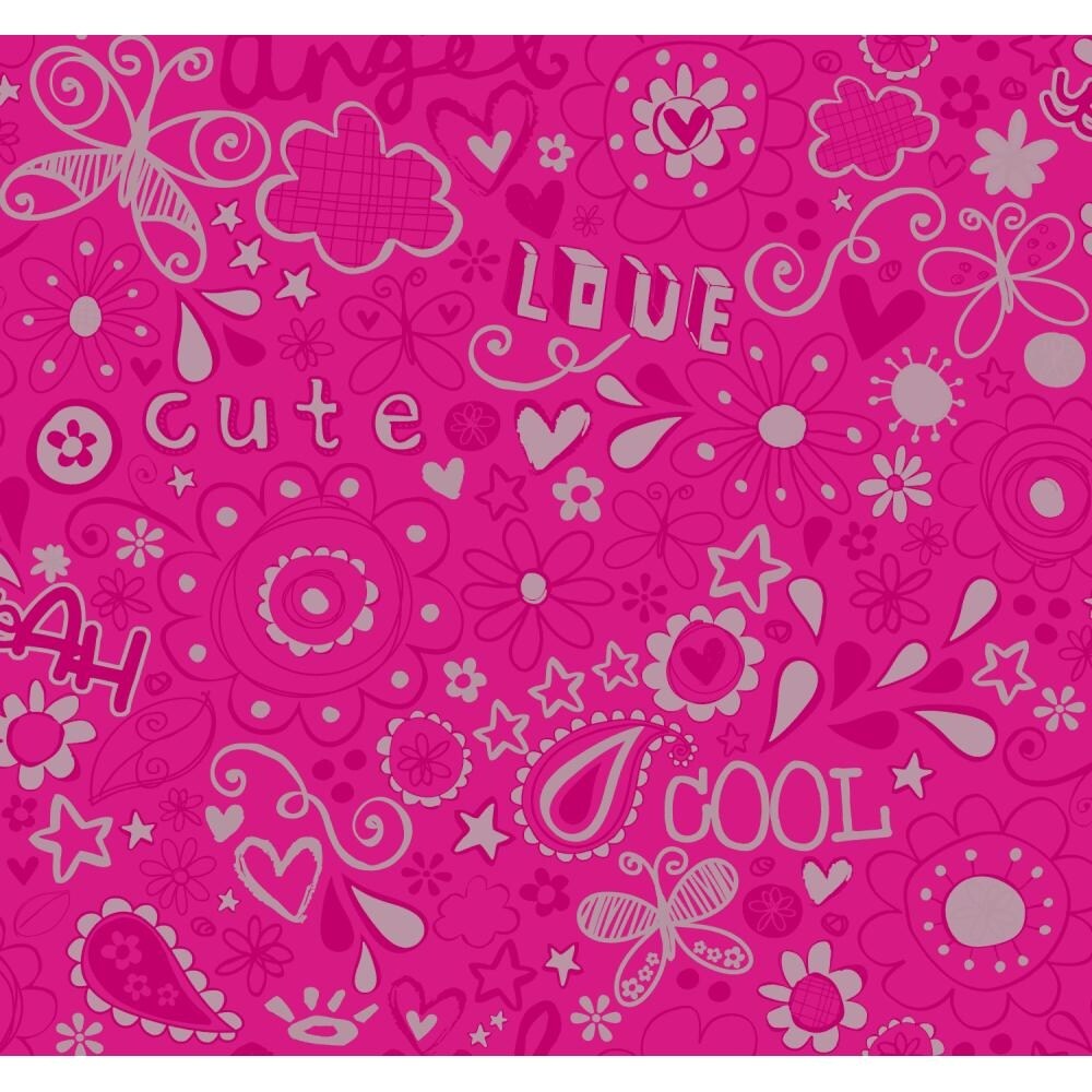 Shop York Wallcoverings Bs5418 Room To Grow Doodlerific Wallpaper