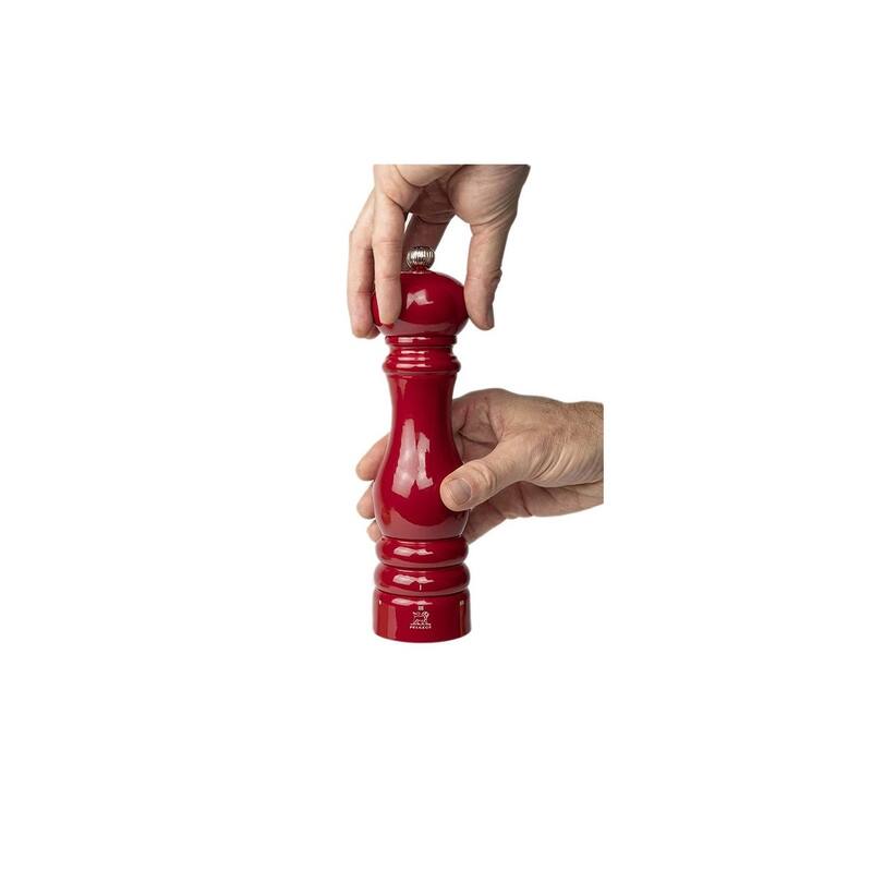 Peugeot Paris u'Select Zirlion Salt Mill, Passion Red, 9 inch, Adjustable Grind