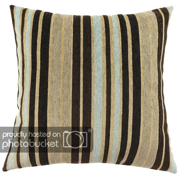Shop Striped Patterned Cushion Cover Chezmax Zippered Chenille