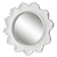preview thumbnail 6 of 6, Uttermost Sea Coral White Round Mirror - 33.625"W x 33.625"H x 2.5"D