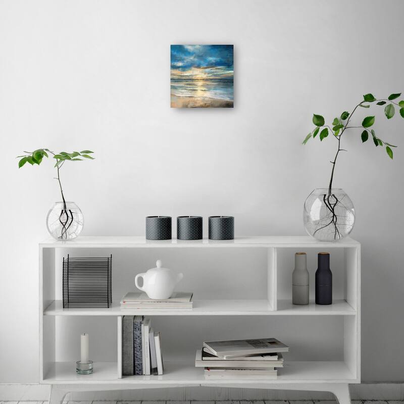 Indigo Surf By Studio Arts Canvas Art Print