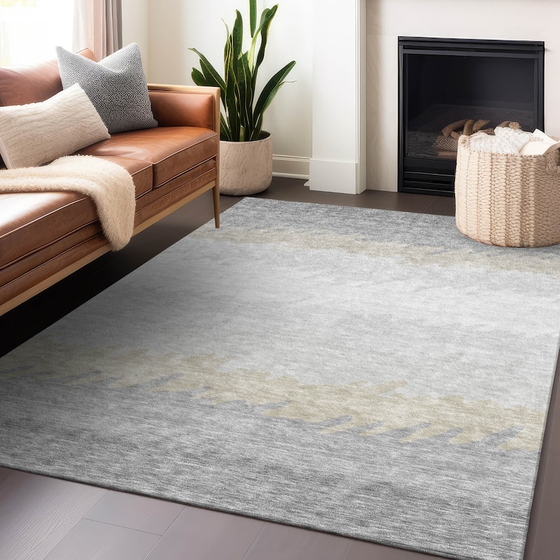 Premium Washable Super Soft Modern Ombre Mayfield Rug