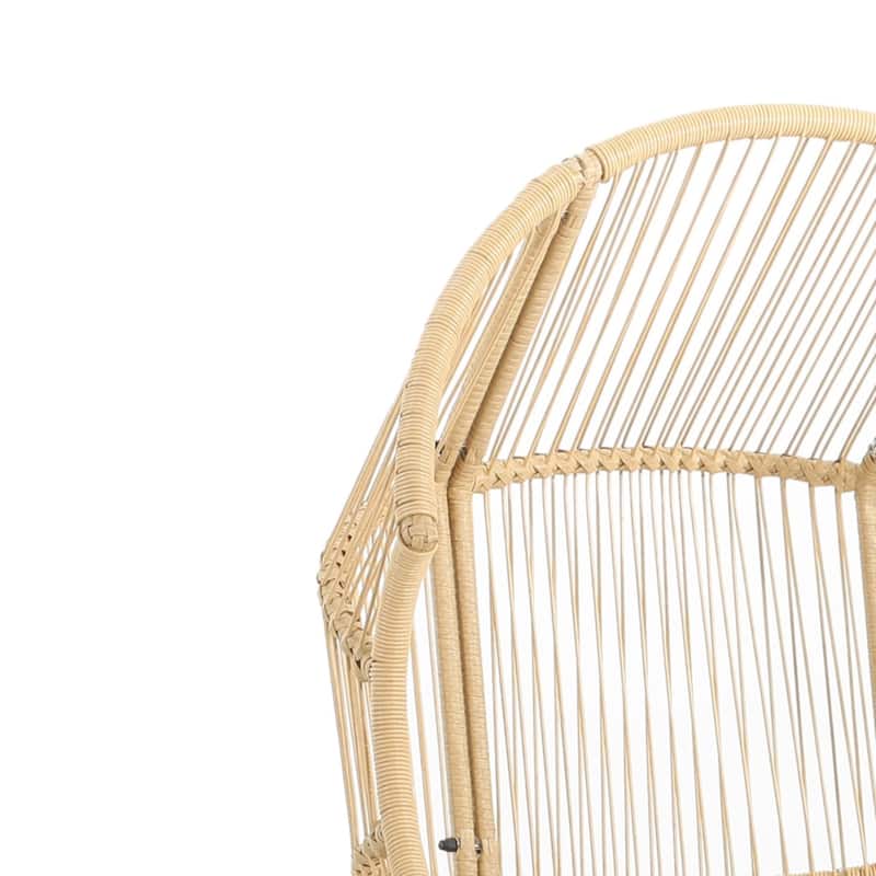 Paolos Outdoor Modern Wicker Gliding Chair by Christopher Knight Home