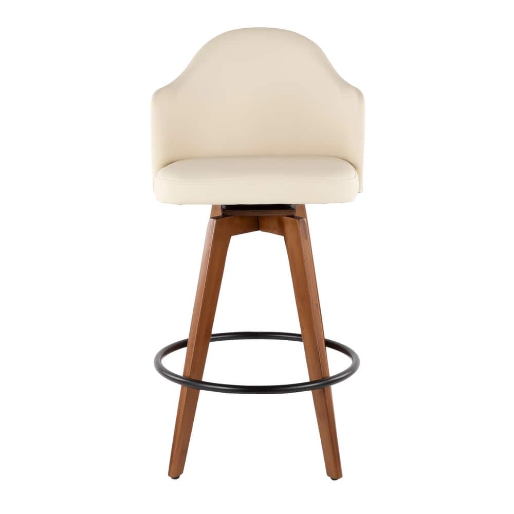 Carson Carrington Valsatra Mid-century Modern Counter Stool