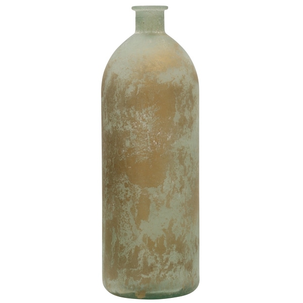 StyleCraft SC-AS1012 6 1/2" x 19 3/4" Recycled Glass Vase