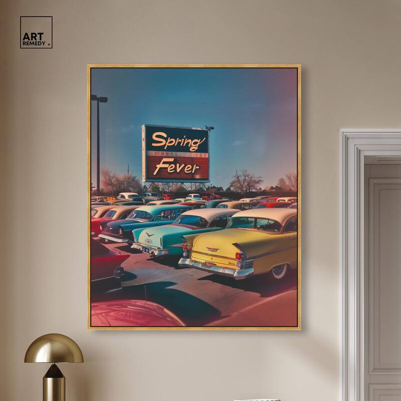 Spring Drive By Canvas by Art Remedy