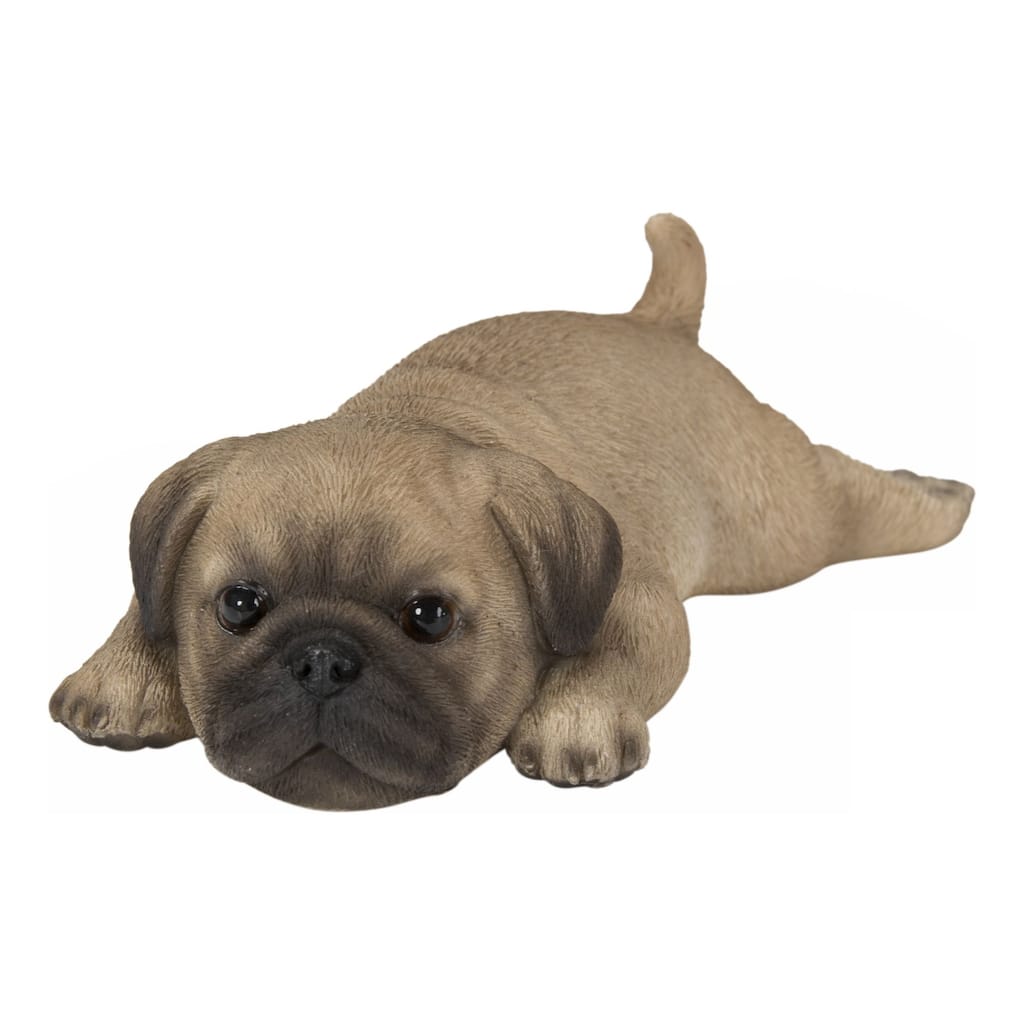 5" Pug Lying Refrigerator Magnet