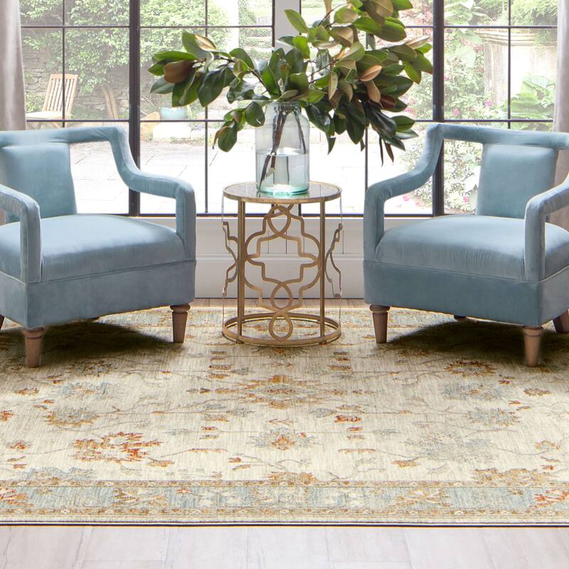 Karastan Iznik Ornamental Medallion Area Rug