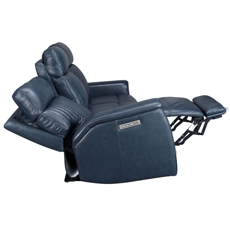 Genuine Leather Zero Gravity Power Reclining Sofa with Headrest, Lumbar & USB, Living Room Set