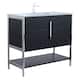 Option Black Matte - Chrome Hardware