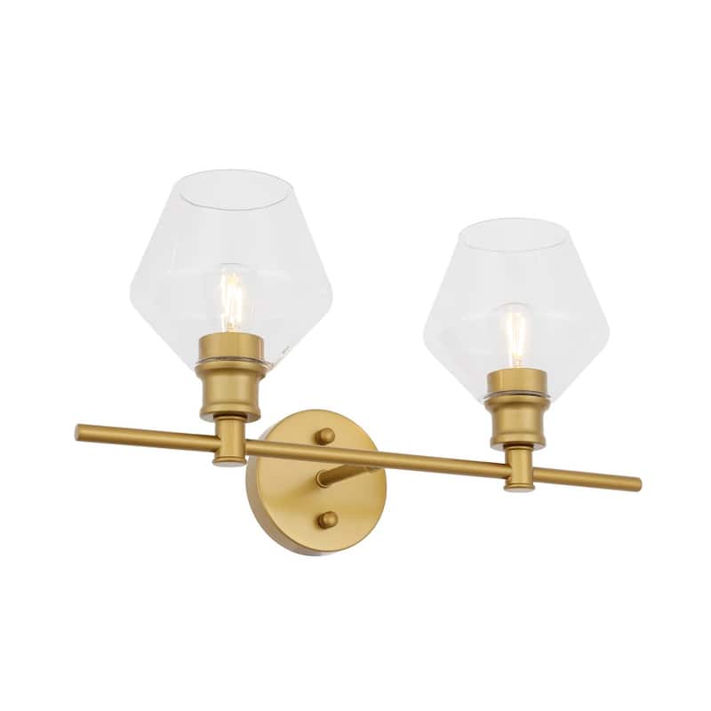 Gerald 2-Light Wall Sconce - 19.1/10.2 - 19.1/10.2