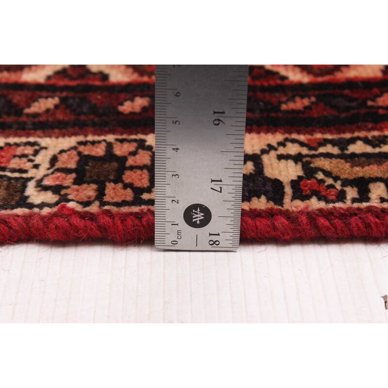 ECARPETGALLERY Hand-knotted Andelz Red Wool Rug - 3'2 x 10'1